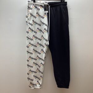 Polaroid Women’s Size XL Black and White Logo Joggers. New With Tags